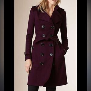 Burberry London Sandringham cashmere trench coat